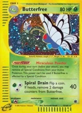 Butterfree (5/165) [Expedition] Reverse Holofoil - Holo Rare