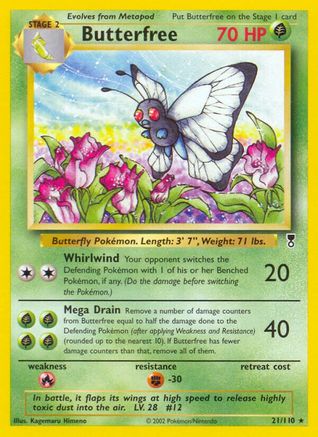 Butterfree (21/110) [Legendary Collection] Normal - Rare