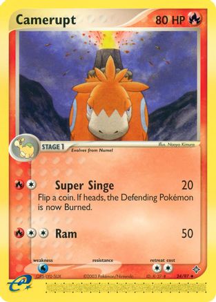Camerupt (024/97) [Dragon] Normal - Uncommon