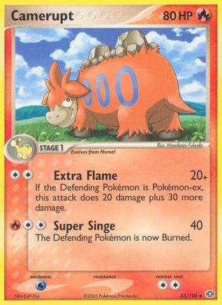 Camerupt (23/106) [Emerald] Reverse Holofoil - Uncommon
