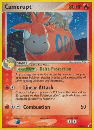 Camerupt (003/100) [Crystal Guardians] Holofoil - Holo Rare