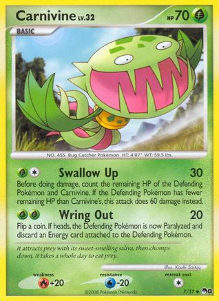Carnivine (7/17) [POP Series 8] Normal - Uncommon