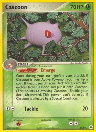 Cascoon (30/92) [Legend Maker] Normal - Uncommon