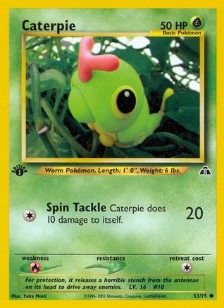 Caterpie (053/75) [Neo Discovery] 1st Edition - Common