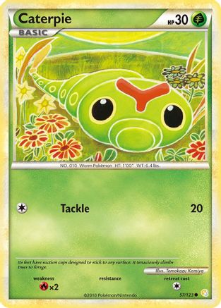 Caterpie (057/123) [HeartGold SoulSilver] Normal - Common