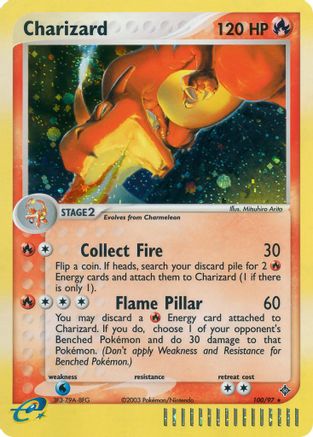 Charizard (100/97) [Dragon] Holofoil - Secret Rare