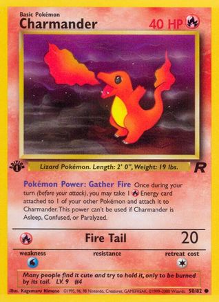 Charmander (050/82) [Team Rocket] 1st Edition - Common