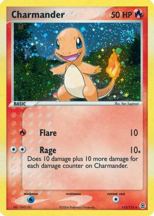 Charmander (113/112) [FireRed & LeafGreen] Normal - Secret Rare