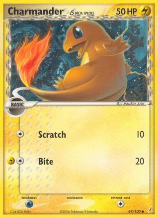Charmander (Delta Species) (049/100) [Crystal Guardians] Normal - Common