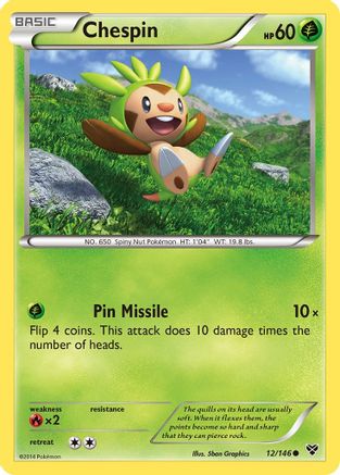 Chespin (012/146) [XY Base Set] Normal - Common
