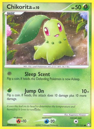 Chikorita (077/123) [Mysterious Treasures] Normal - Common