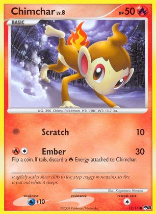 Chimchar (012/17) [POP Series 8] Normal - Common