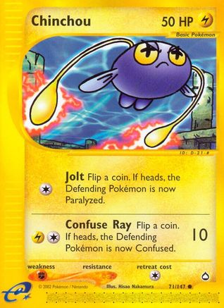 Chinchou (071/147) [Aquapolis] Normal - Common