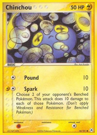 Chinchou (56/101) [Hidden Legends] Normal - Common