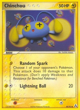 Chinchou (050/92) [Legend Maker] Normal - Common