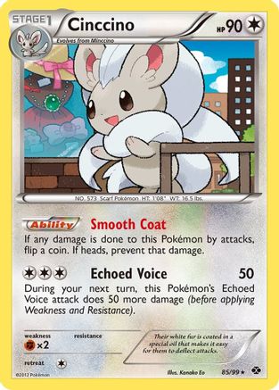 Cinccino (085/99) [Next Destinies] Reverse Holofoil - Holo Rare