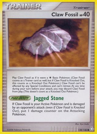 Claw Fossil (138/146) [Legends Awakened] Normal - Common