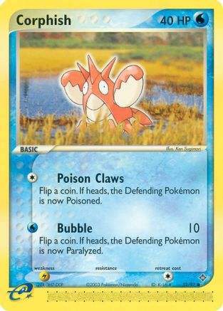 Corphish (052/97) [Dragon] Reverse Holofoil - Common
