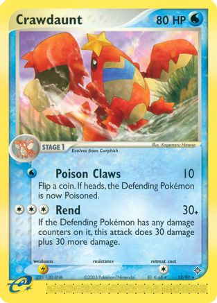 Crawdaunt (13/97) [Dragon] Normal - Rare