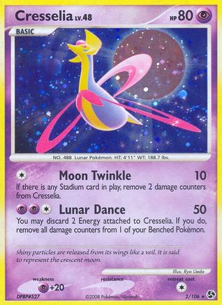 Cresselia (2/106) [Great Encounters] Holofoil - Holo Rare