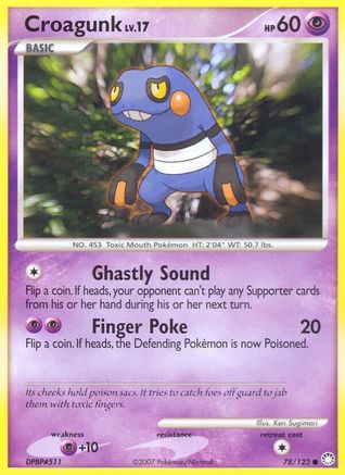 Croagunk (078/123) [Mysterious Treasures] Normal - Common