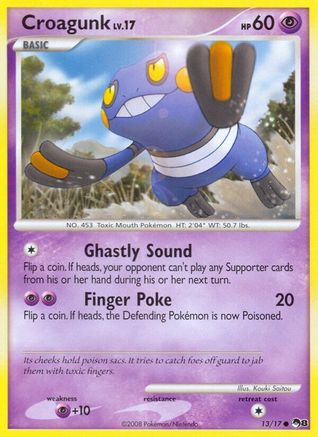 Croagunk (013/17) [POP Series 8] Normal - Common