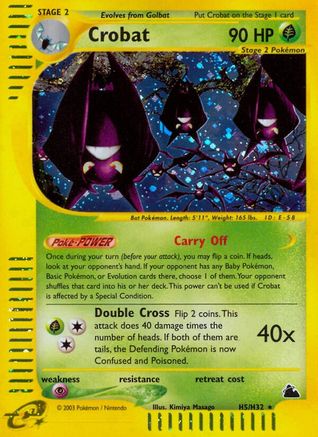 Crobat (H5) (H5/144) [Skyridge] Holofoil - Holo Rare