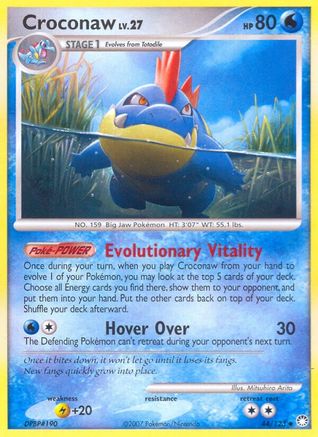 Croconaw (044/123) [Mysterious Treasures] Normal - Uncommon