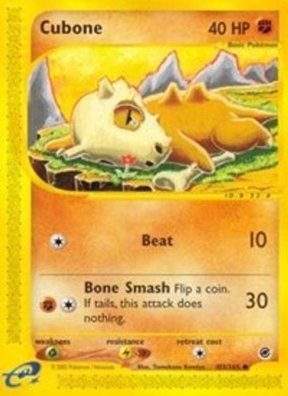Cubone (103/165) [Expedition] Normal - Common