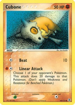 Cubone (060/112) [FireRed & LeafGreen] Normal - Common