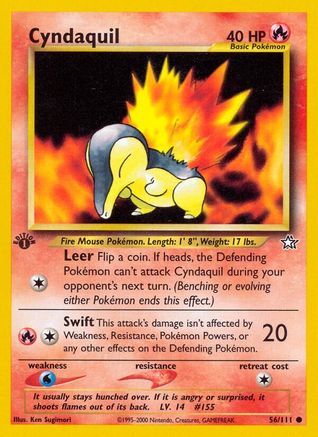 Cyndaquil (056/111) [Neo Genesis] 1st Edition - Common
