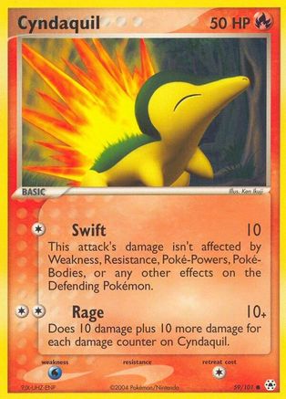 Cyndaquil (059/101) [Hidden Legends] Reverse Holofoil - Common