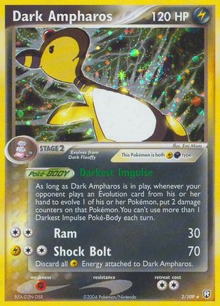 Dark Ampharos (002/109) [Team Rocket Returns] Holofoil - Holo Rare