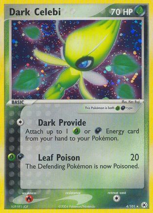 Dark Celebi (004/101) [Hidden Legends] Holofoil - Holo Rare