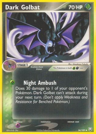 Dark Golbat (034/109) [Team Rocket Returns] Normal - Uncommon
