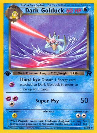 Dark Golduck (037/82) [Team Rocket] 1st Edition - Uncommon