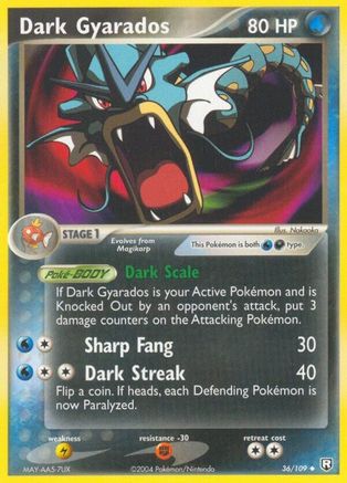 Dark Gyarados (036/109) [Team Rocket Returns] Normal - Uncommon