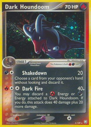 Dark Houndoom (005/109) [Team Rocket Returns] Holofoil - Holo Rare