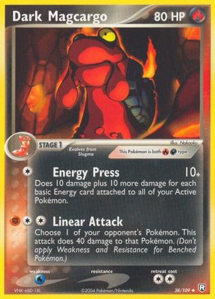 Dark Magcargo (038/109) [Team Rocket Returns] Normal - Uncommon