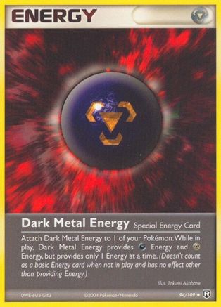 Dark Metal Energy (094/109) [Team Rocket Returns] Normal - Uncommon