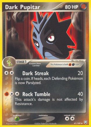 Dark Pupitar (041/109) [Team Rocket Returns] Normal - Uncommon