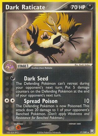 Dark Raticate (017/109) [Team Rocket Returns] Normal - Rare