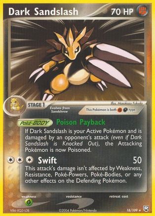 Dark Sandslash (018/109) [Team Rocket Returns] Normal - Rare