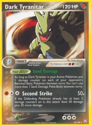Dark Tyranitar (020/109) [Team Rocket Returns] Normal - Rare