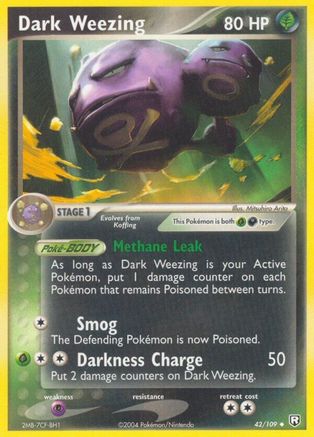 Dark Weezing (042/109) [Team Rocket Returns] Normal - Uncommon