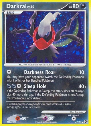 Darkrai (004/106) [Great Encounters] Holofoil - Holo Rare