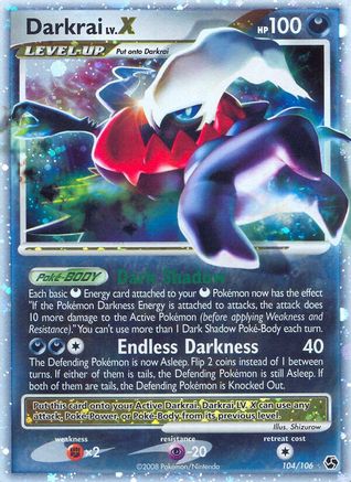 Darkrai LV.X (104/106) [Great Encounters] Holofoil - Ultra Rare