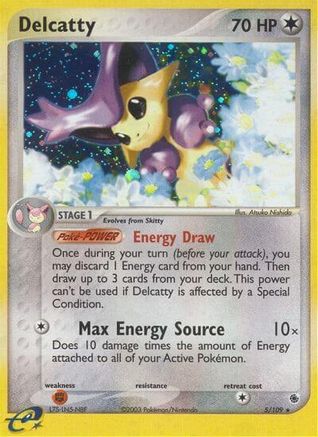 Delcatty (005/109) [Ruby and Sapphire] Reverse Holofoil - Holo Rare