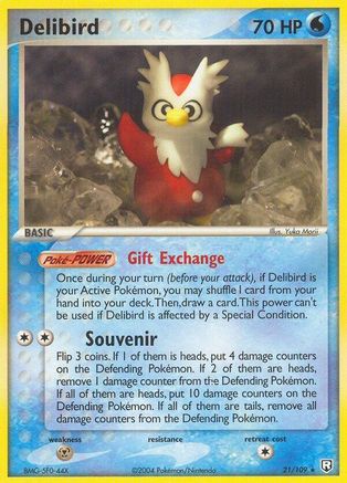 Delibird (021/109) [Team Rocket Returns] Reverse Holofoil - Rare