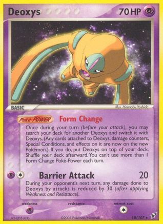 Deoxys (Defense Forme) (18/107) [Deoxys] Normal - Rare